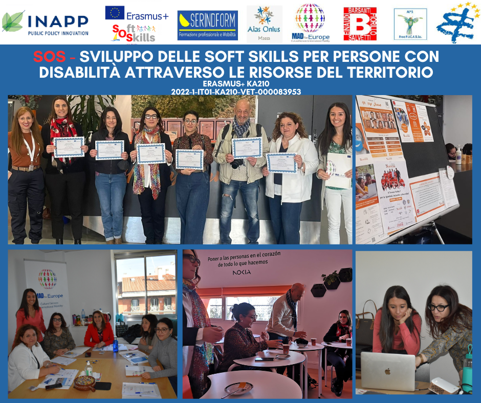 SOS - Sviluppo delle Soft Skills per persone con disabilità attraverso le risorse del territorio.